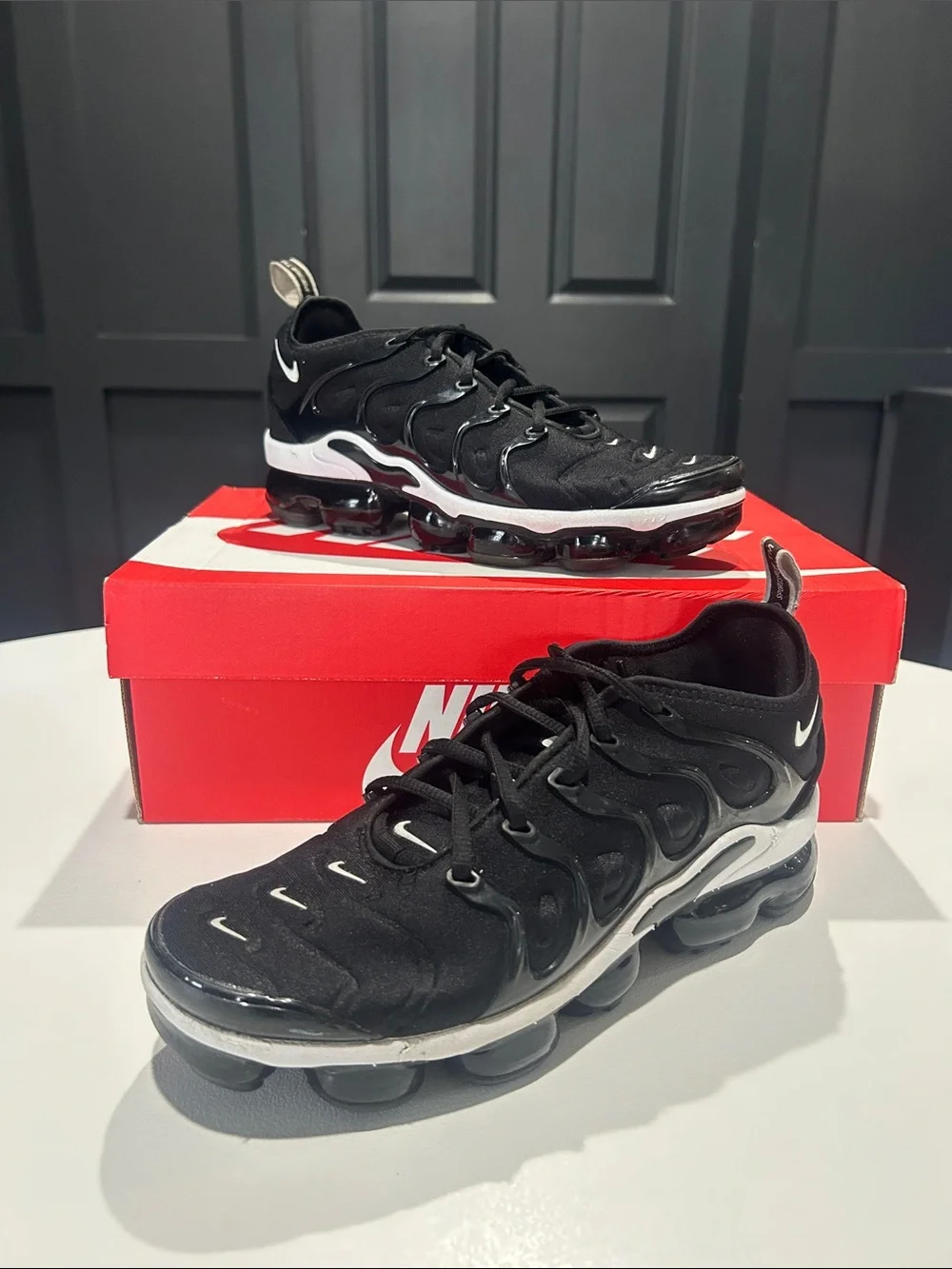 Nike Air VaporMax Plus “OverBranding Black” Women’s Size 9
